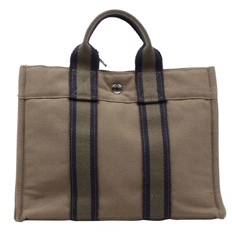 Hermes tote bag canvas